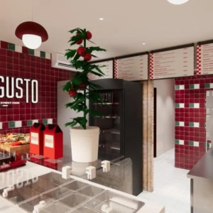 intérieur tregusto : street food italien moderne
