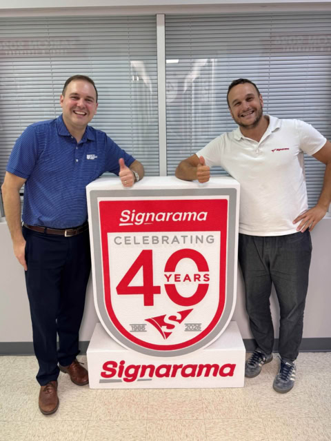 célébration des 40 ans de signarama