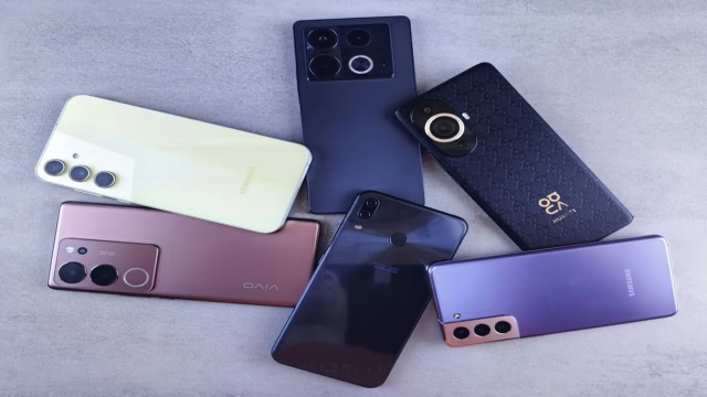 comparatif de smartphones photo aux designs variés
