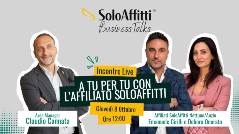 soloaffitti businesstalks: incontro live con gli affiliati