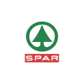 logo spar vert et rouge sur fond blanc