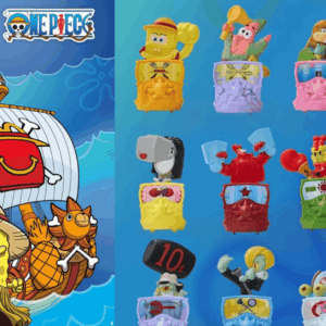 crossover spongebob y one piece: figuras coleccionables
