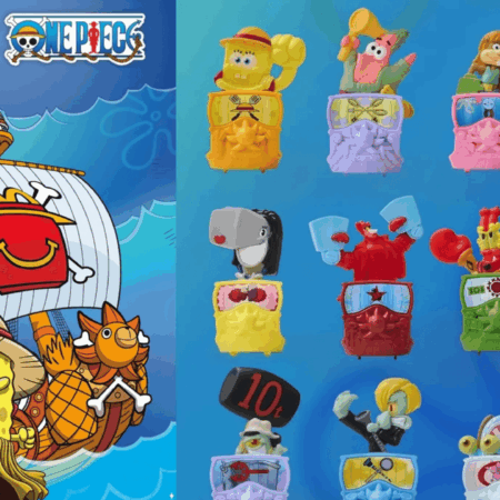 crossover spongebob y one piece: figuras coleccionables