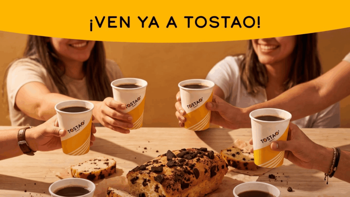 coffee break tostao con café y pan