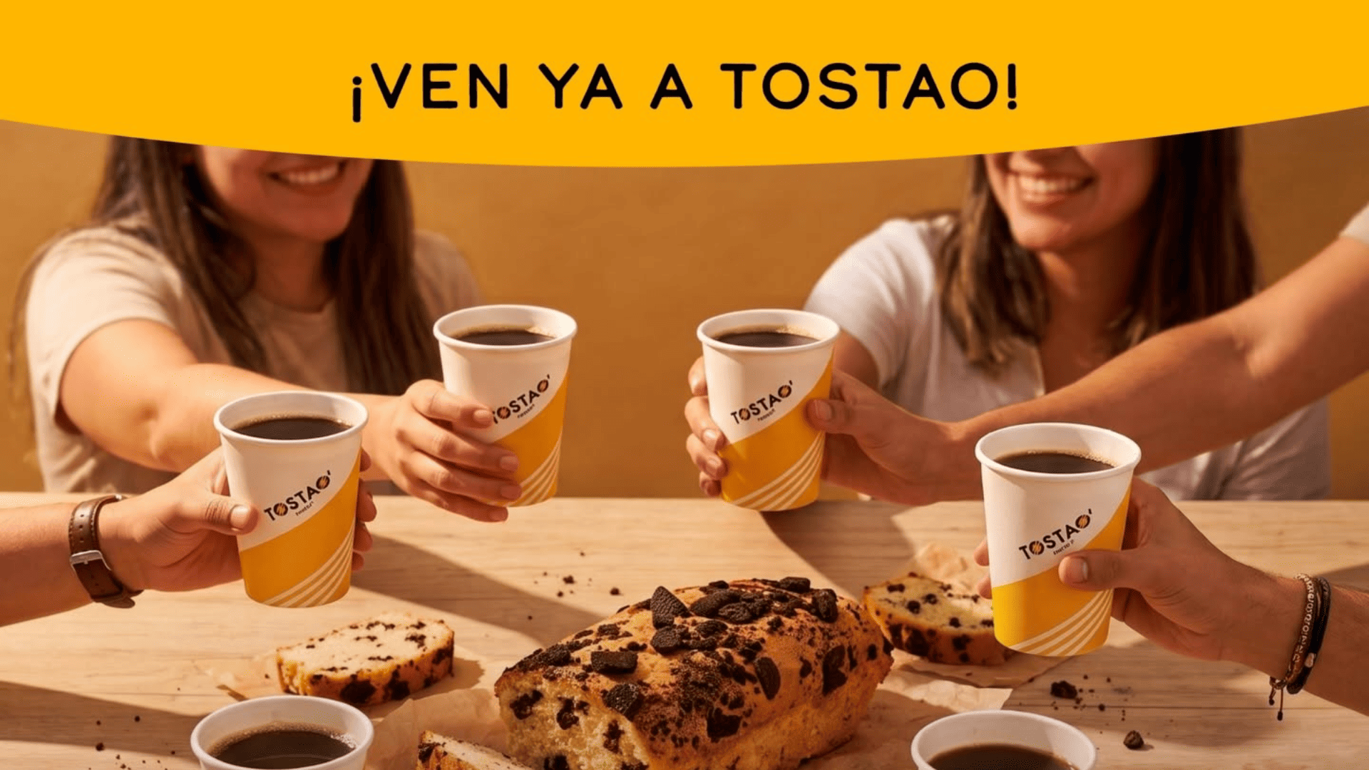 coffee break tostao con café y pan