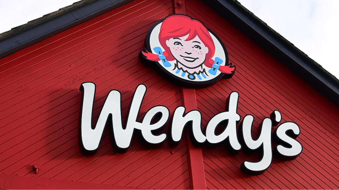 wendy’s restaurant exterior with bold red signage