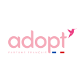 logo adopt pastel avec oiseau rose