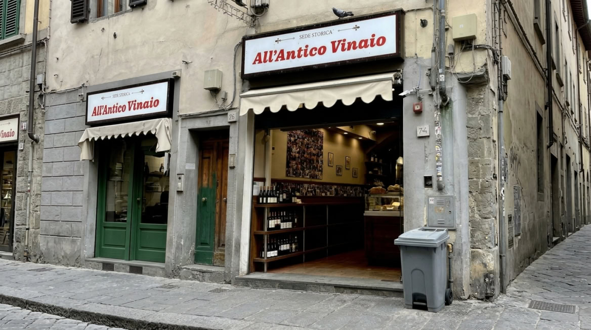 all’antico vinaio, façade historique à florence
