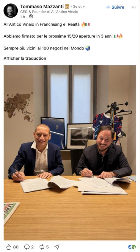 all’antico vinaio : signature d’expansion en franchise