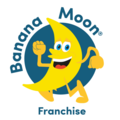 baa moon franchise logo with smiling moon mascot