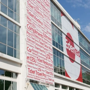 façade moderne du siège edenred