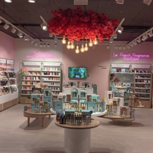 boutique de parfums chic et moderne