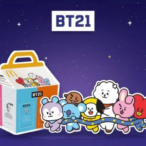 mcdonalds x bt21 étoilé