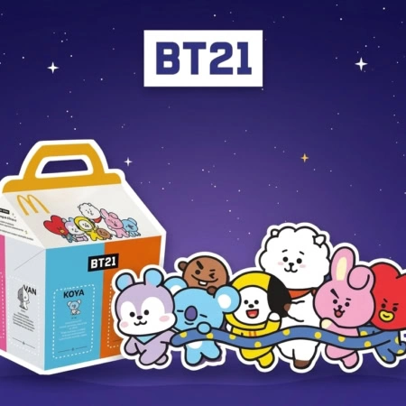 mcdonalds x bt21 étoilé