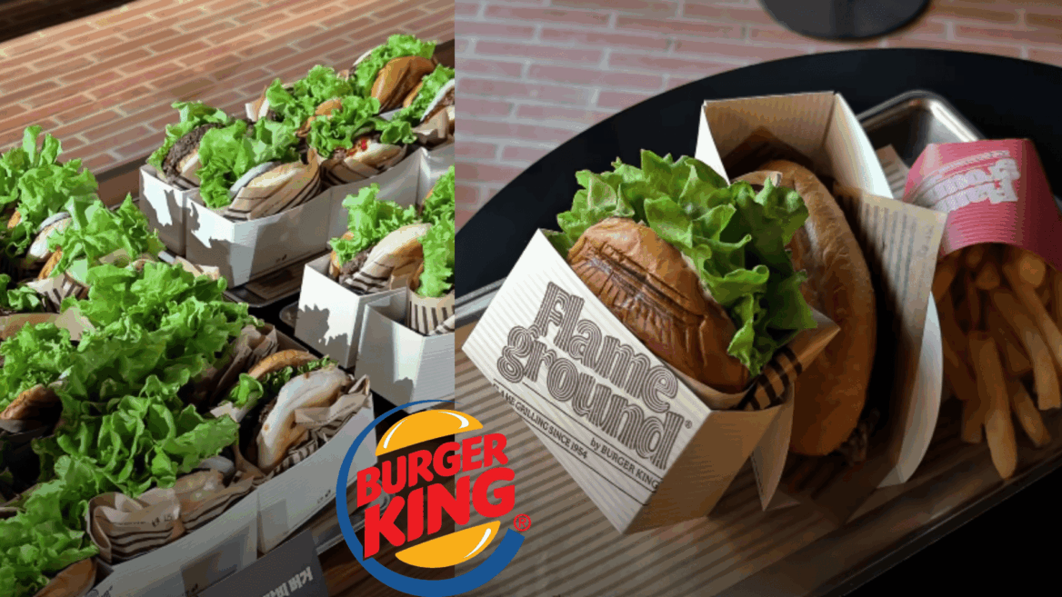 promoción burger king: hamburguesas y patatas fritas
