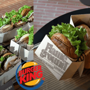 promoción burger king: hamburguesas y patatas fritas