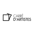 logo noir et blanc carré d’artistes