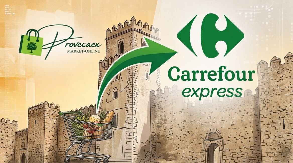 carrefour express y provecaex: compra y tradición