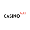 logo minimalista casino park negro y rojo