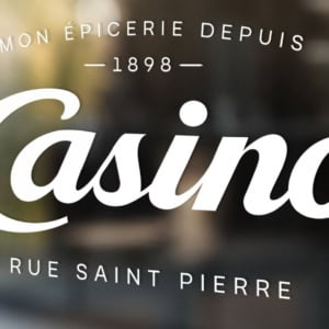 enseigne vintage casino, rue saint pierre