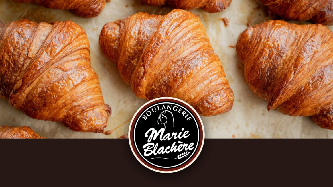 golden croissants, boulangerie marie blachère logo