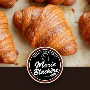 golden croissants, boulangerie marie blachère logo