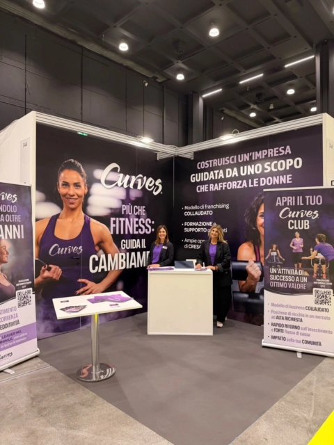 stand franchising curves all’expo delle donne
