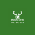 logo cerf blanc sur fond vert