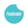 logo foodmaker turquoise en cercle arrondi