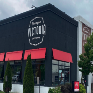 façade moderne de fromagerie victoria