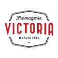 logo fromagerie victoria, style vintage depuis 1946