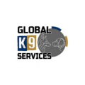 logo global k9 services avec chien doré