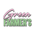 logo green farmer’s rose et vert agricole