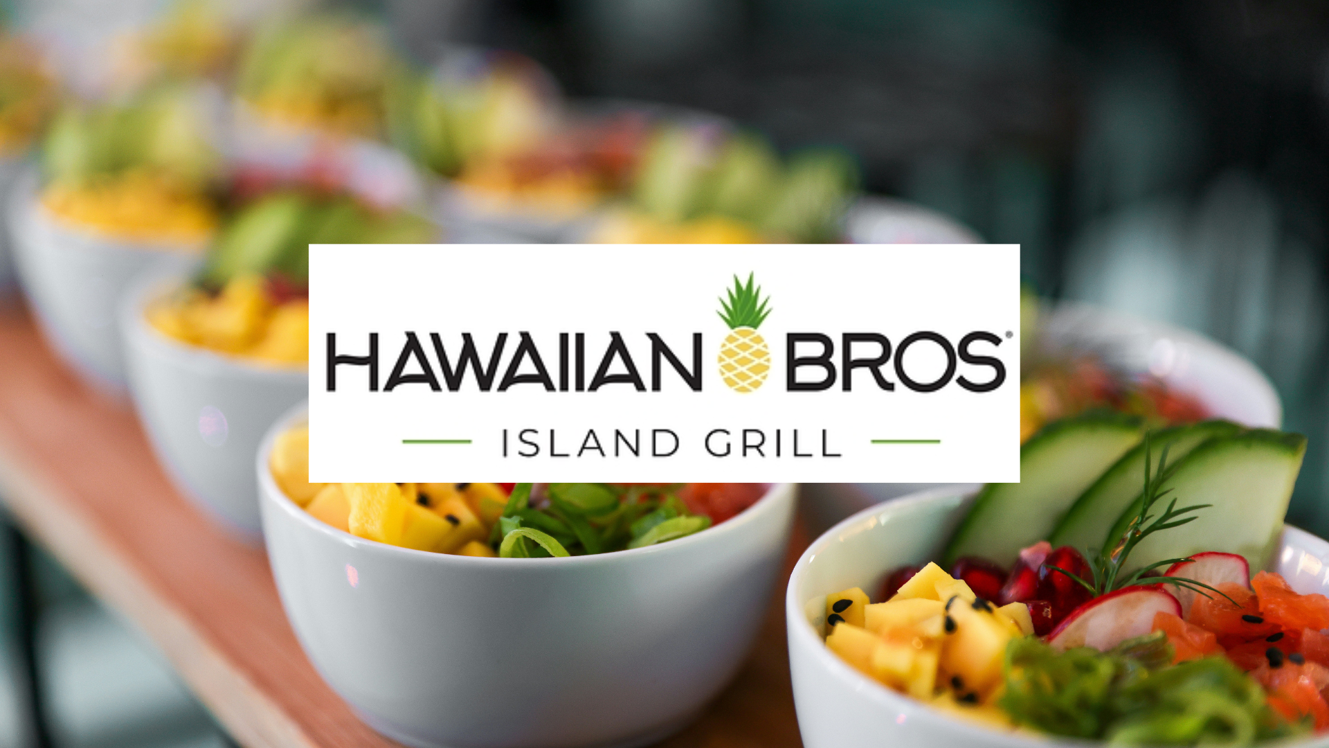 hawaiian bros island grill poke bowl logo preview