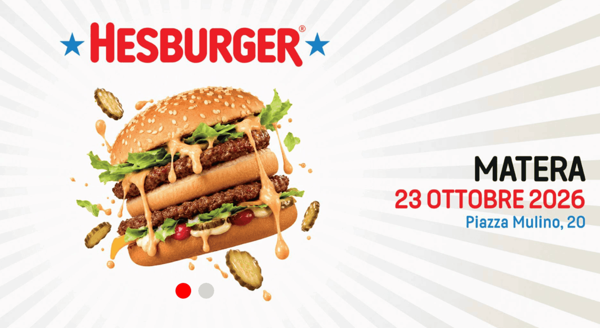 hesburger à matera : burger et Événement 23 octobre 2026