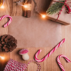 noël rustique : papier kraft et décor festif