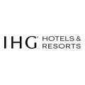 ihg hotels & resorts logo in black