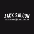logo jack saloon noir et blanc style western