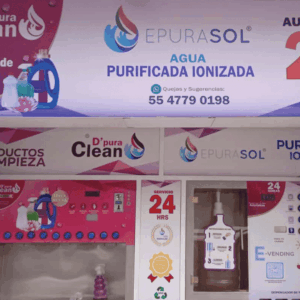 kiosco de agua purificada epurasol 24 horas