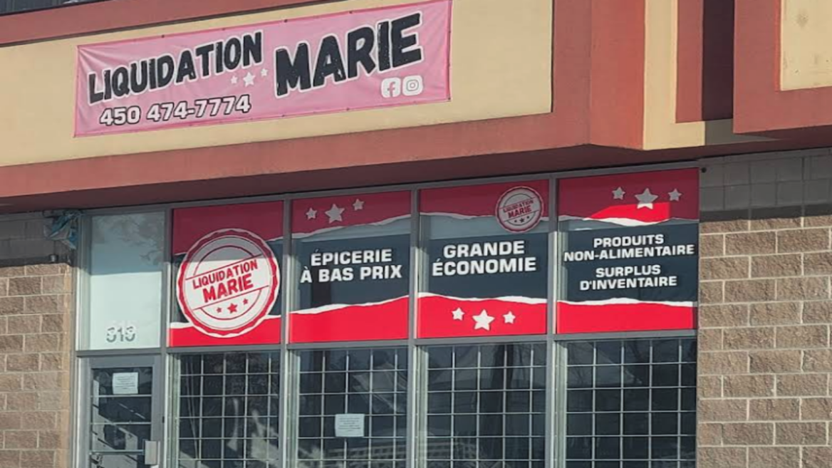 façade de liquidation marie à prix bas