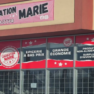 façade de liquidation marie à prix bas