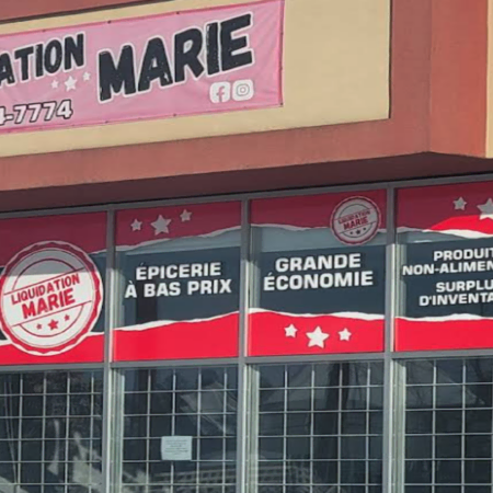 façade de liquidation marie à prix bas