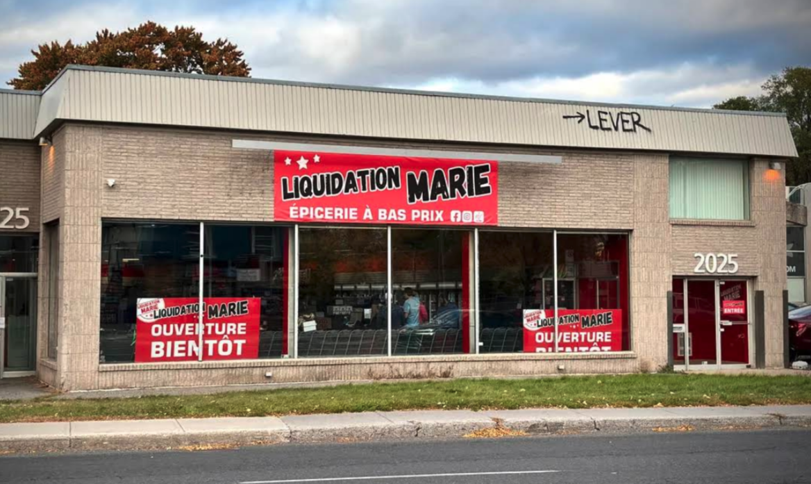 bannière liquidation marie : Épicerie à bas prix