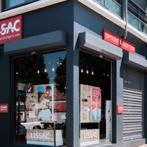 façade moderne de lissac optique et audition