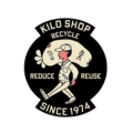 logo vintage kilo shop, recycle depuis 1974