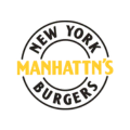 logo rond manhattan’s new york burgers retro