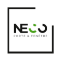 logo neol porte et fenêtre moderne vert et noir