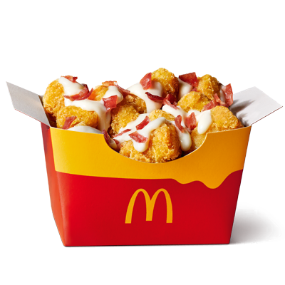 boîte de nuggets mcdonald’s, sauce blanche et bacon