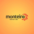logo monteiro : dégradé orange et symbole moderne