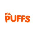 logo orange mr. puffs ludique et gourmand